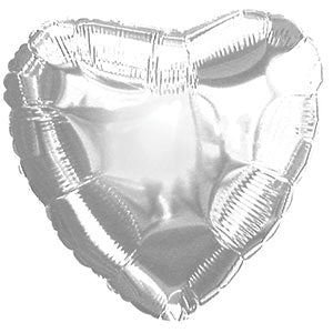Silver Foil Heart