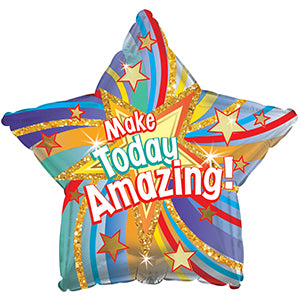 Make Today Amazing Air-Filled Stick Balloon