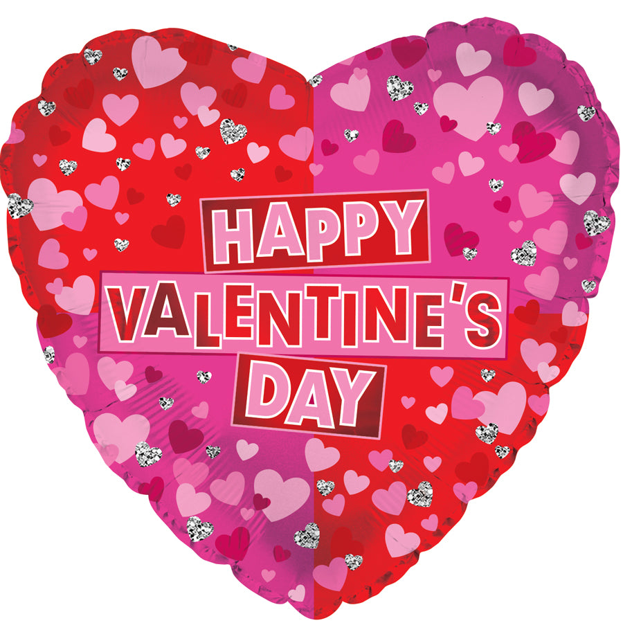 Happy Valentines Day Quad Shade Heart