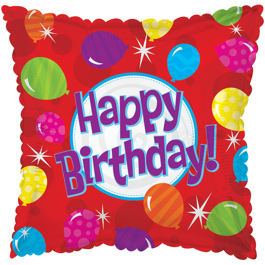 Happy Birthday Bright Balloons