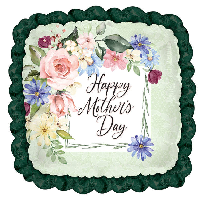 Happy Mother's Day Green w/Ruffle