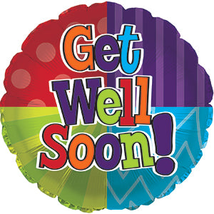 Get Well Soon Dots and Stripes