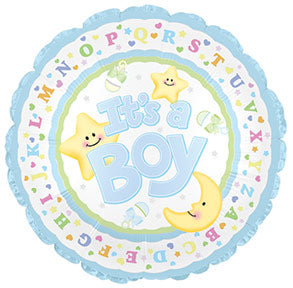 It's a Boy Moon and Stars