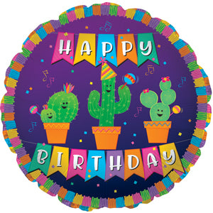 Birthday Banner Cactus