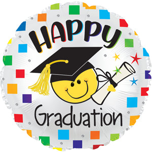 Graduation Smiley Face