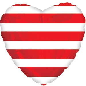 Red Stripe Heart