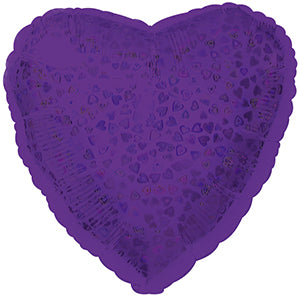 Purple Heart Pattern Dazzle Heart