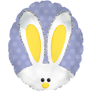 Easter Bunny Look Out Air-Filled Stick Balloon