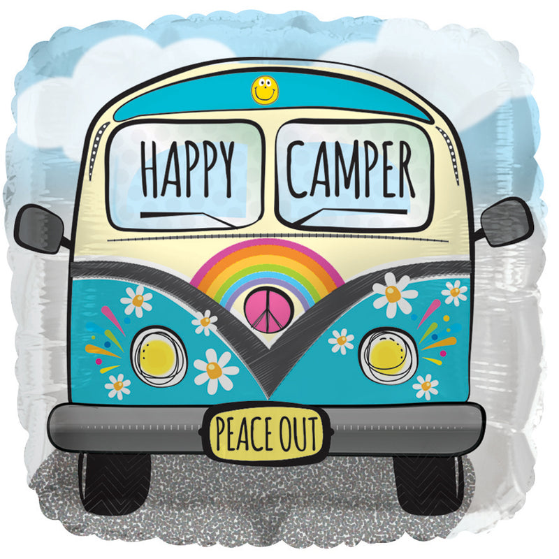 Happy Camper Mobile Air-Filled Stick Balloon