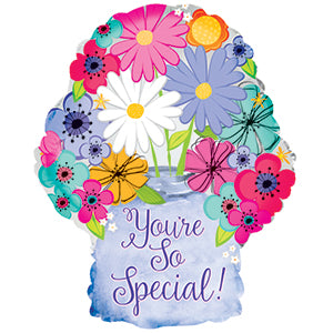 You're So Special Graphic Vase Air-Filled Stick Balloon
