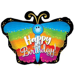 Happy Birthday Butterfly Cascade