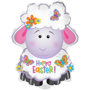 Happy Easter Lamb Air-Filled Balloons