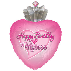 Happy Birthday Princess Crown with Gems