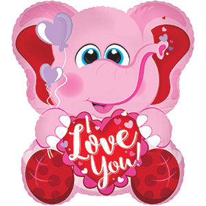 I Love You Pink Elephant