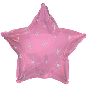 Pink Sparkle Star