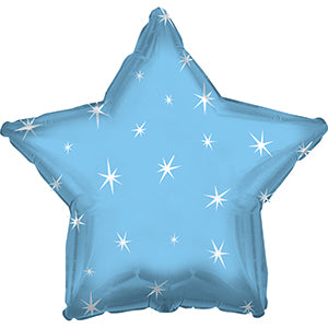 Powder Blue Sparkle Star