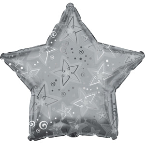 Gray Pattern Star