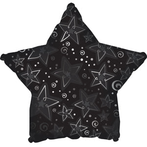 Black Pattern Stars