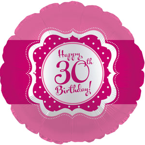Perfect Pink Happy 30th Birthday
