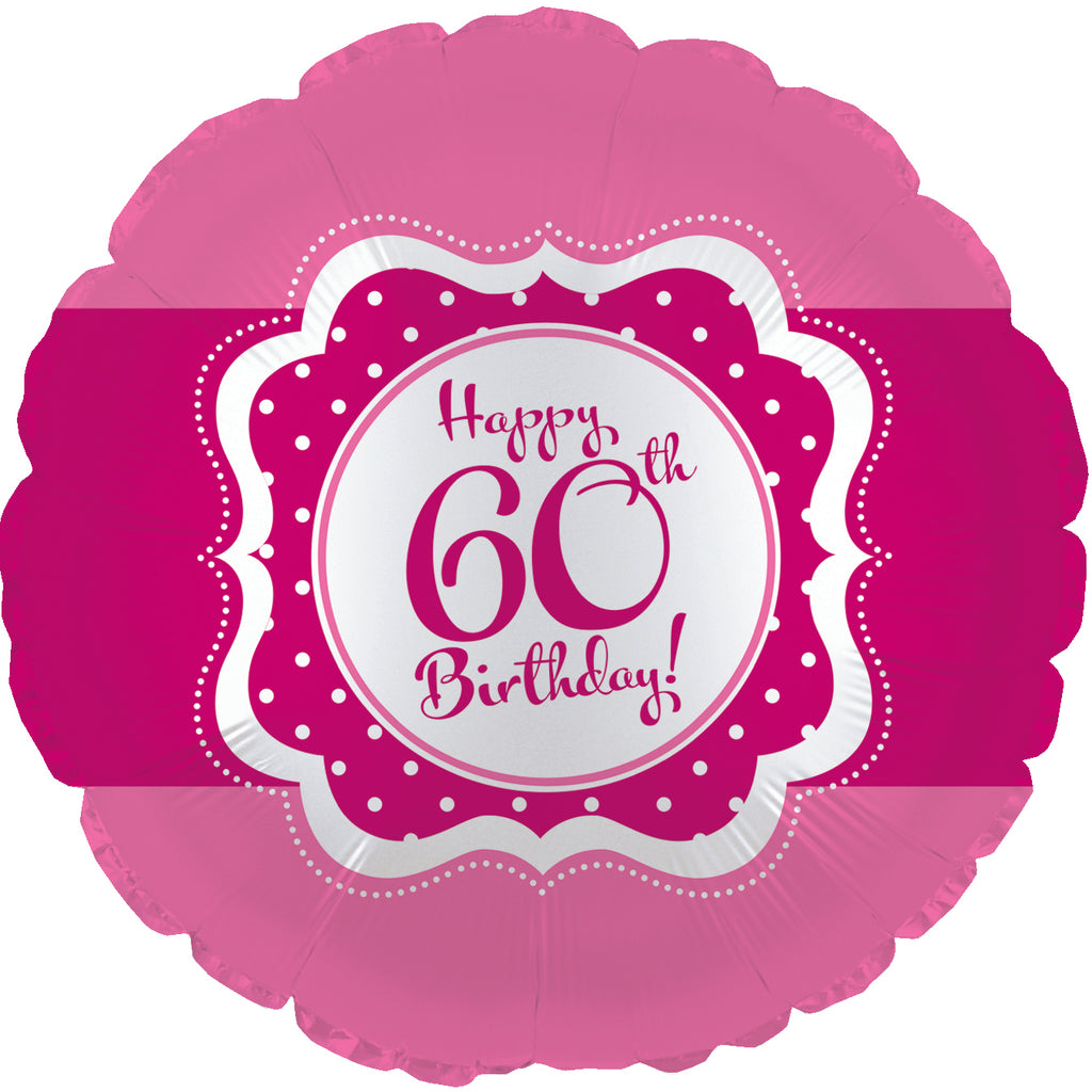 Perfect Pink Happy 60th Birthday
